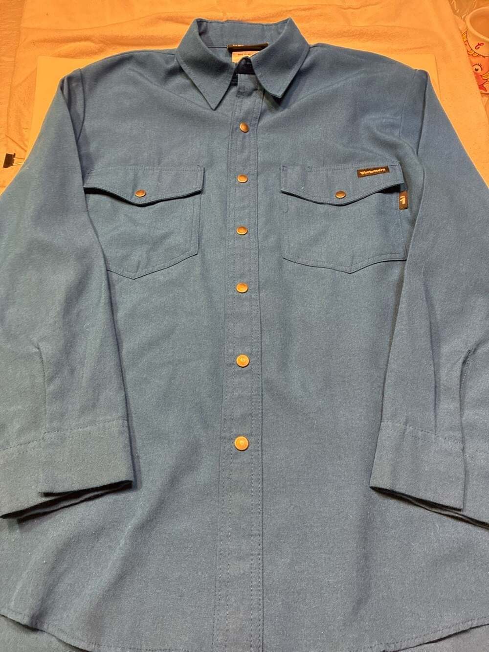 Workrite FR Flame-Resistant Long-Sleeve HRC 1 Snap-Front Work Shirt